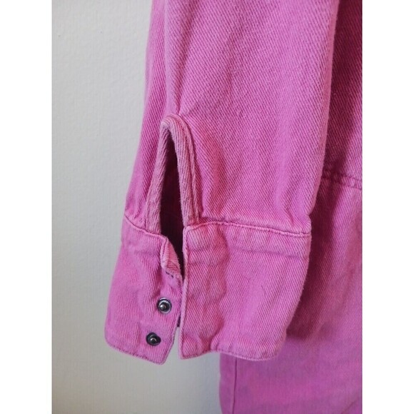 No.‎ 1 Los Angeles Denim Romper Long Sleeve Pink Size M - Picture 5 of 12